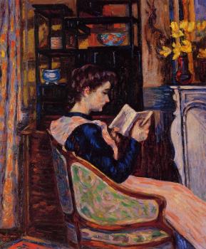 阿曼 吉約曼 Mademoiselle Guillaumin Reading